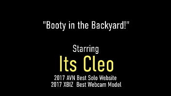 Sexy Camgirl Its Cleo is double penetrating herself today, using TWO sex toys in the backyard (where any peeping neighbor can film with a hidden camera)! Full Video & all of ItsCleo @ ItsCleoLive.com!